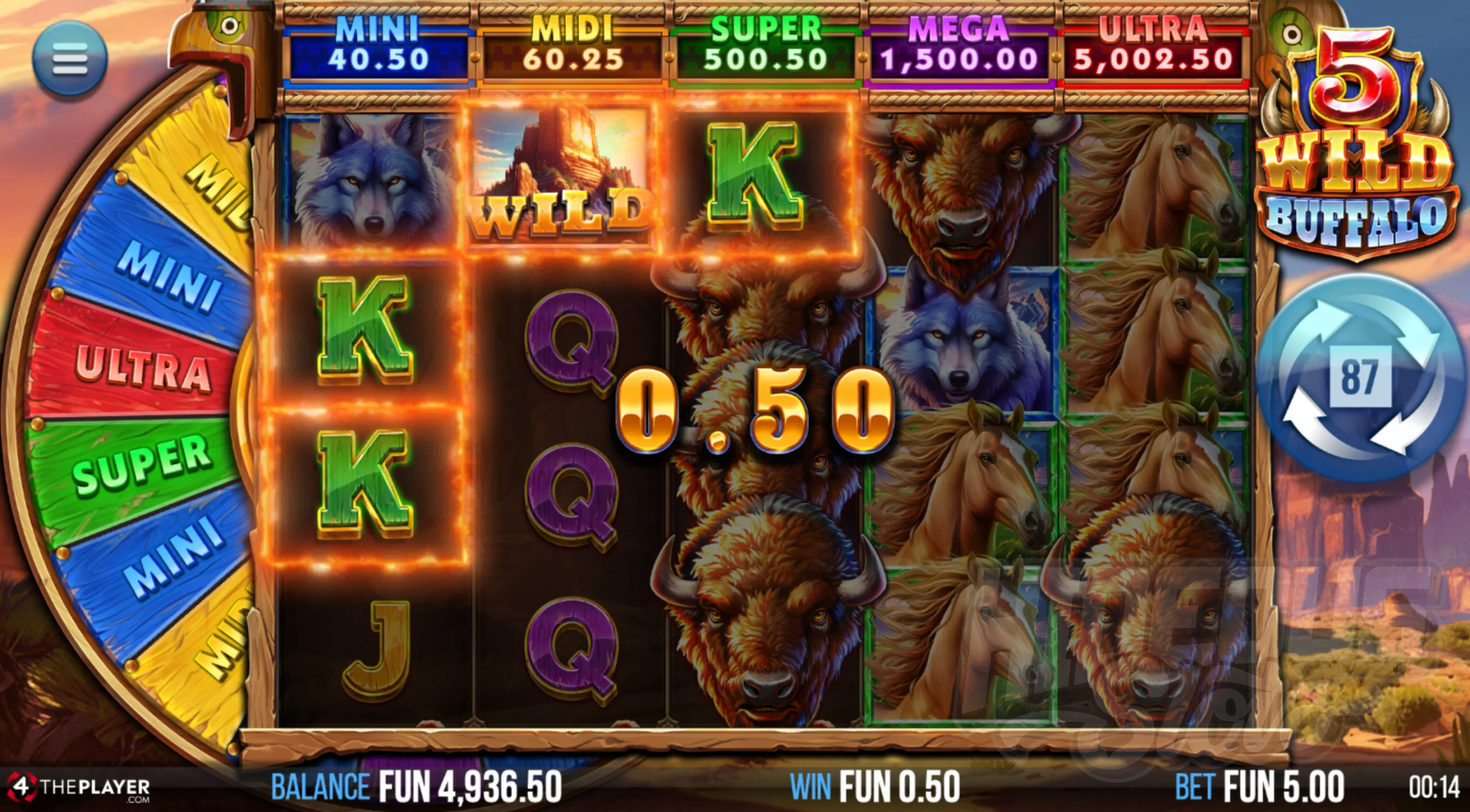 5 Wild Buffalo Slot Review pic 7